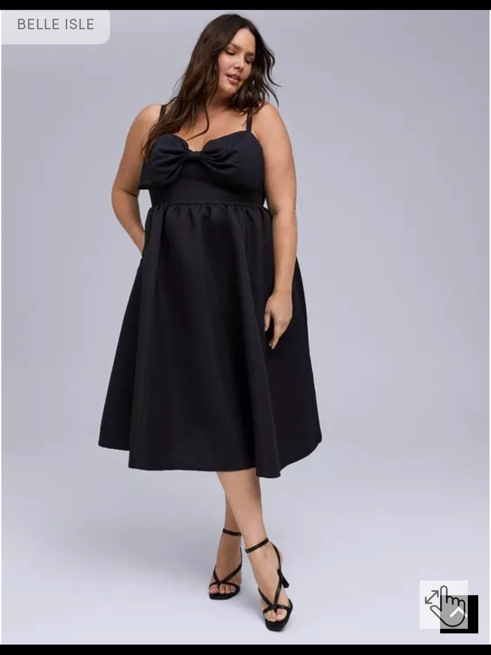 Torrid Belle Isle Belle Isle Bow Midi Dress